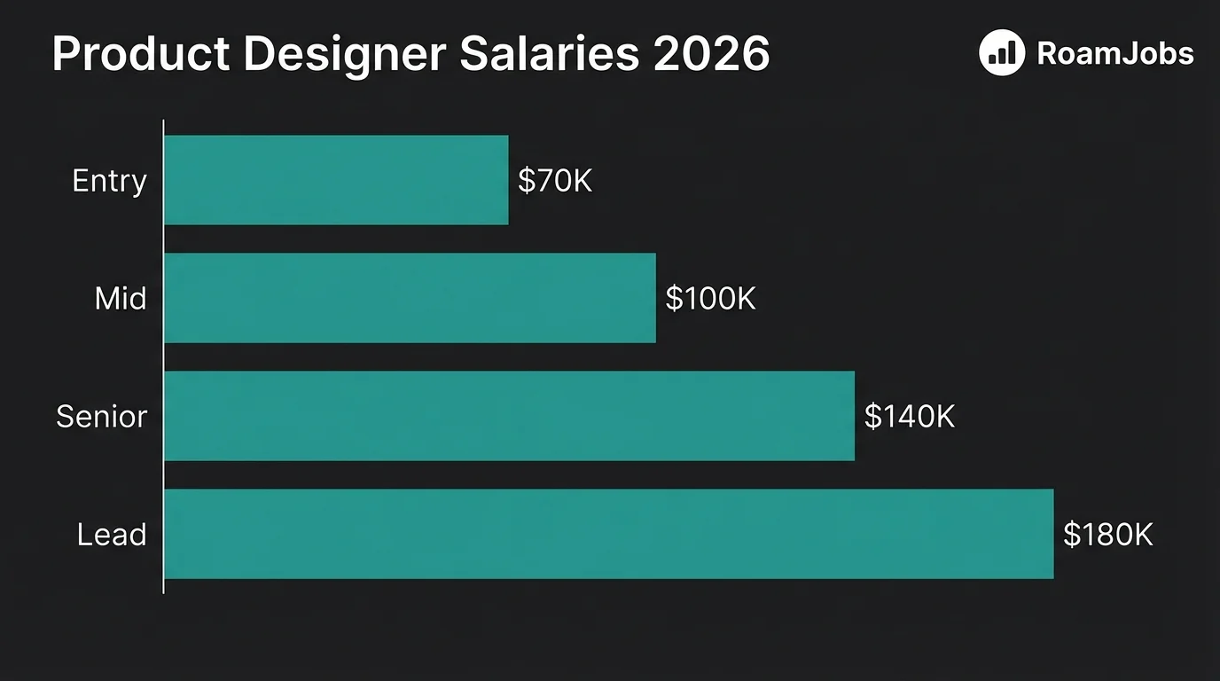 Product Designer Remote Salaries 2026
